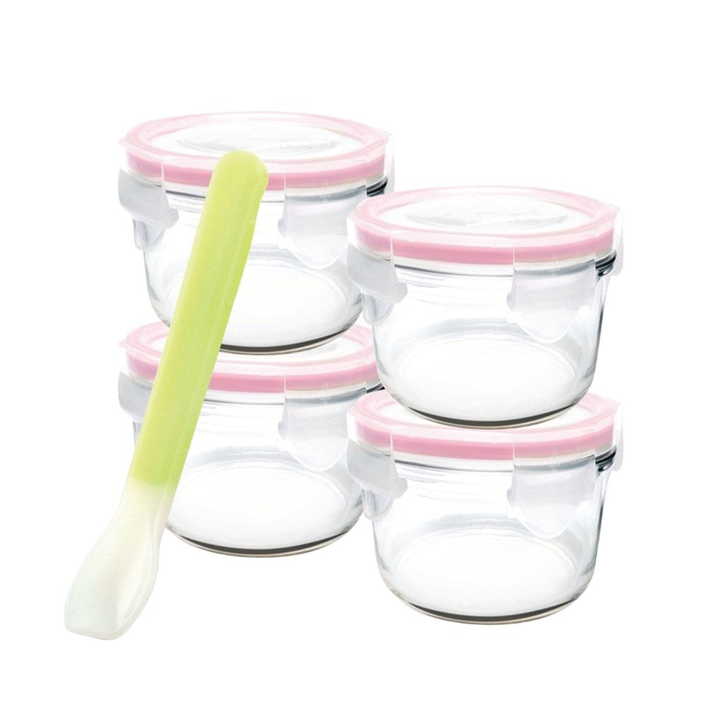 Glasslock Round Baby Food Container Set - 5 Piece