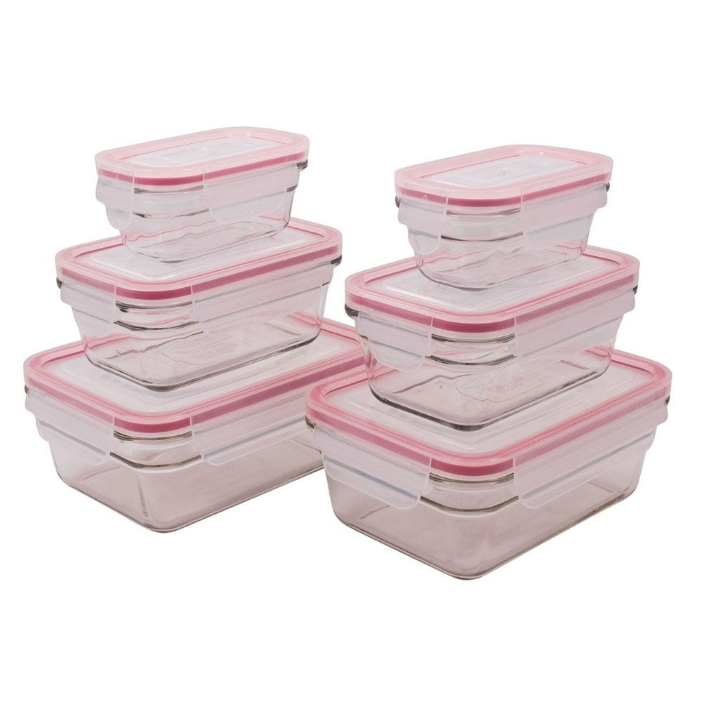 Glasslock Oven Safe Container Set - 6 Piece