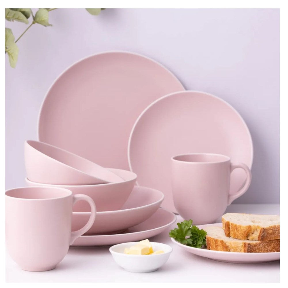 Mason Cash Classic Collection Pink Dinner Set - 12 Piece