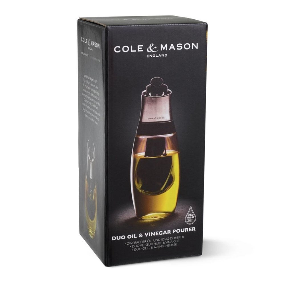 Cole & Mason Oil & Vinegar Duo Pourer - 22cm