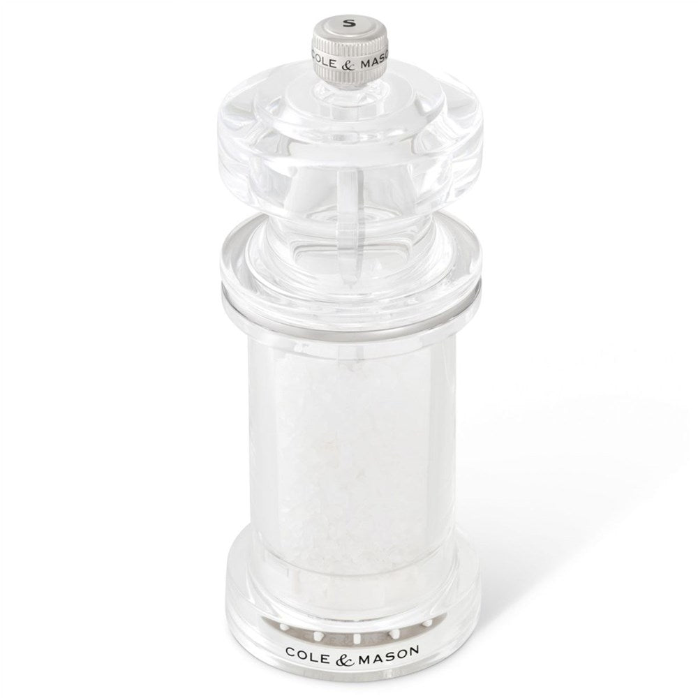 Cole & Mason 605 Acrylic Salt Mill - 15cm