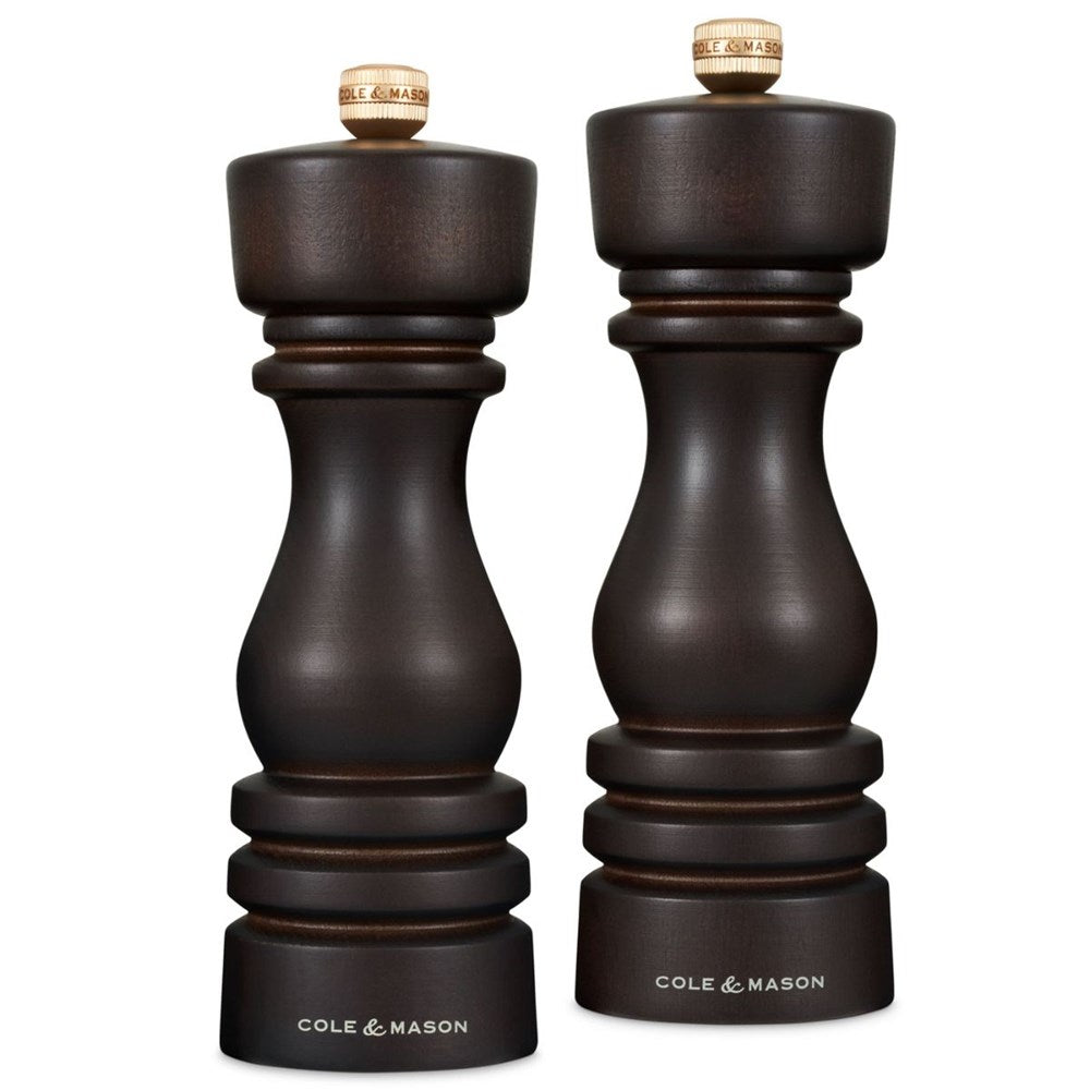 Cole & Mason London Mills Chocolate Wood Gift Set - 18cm