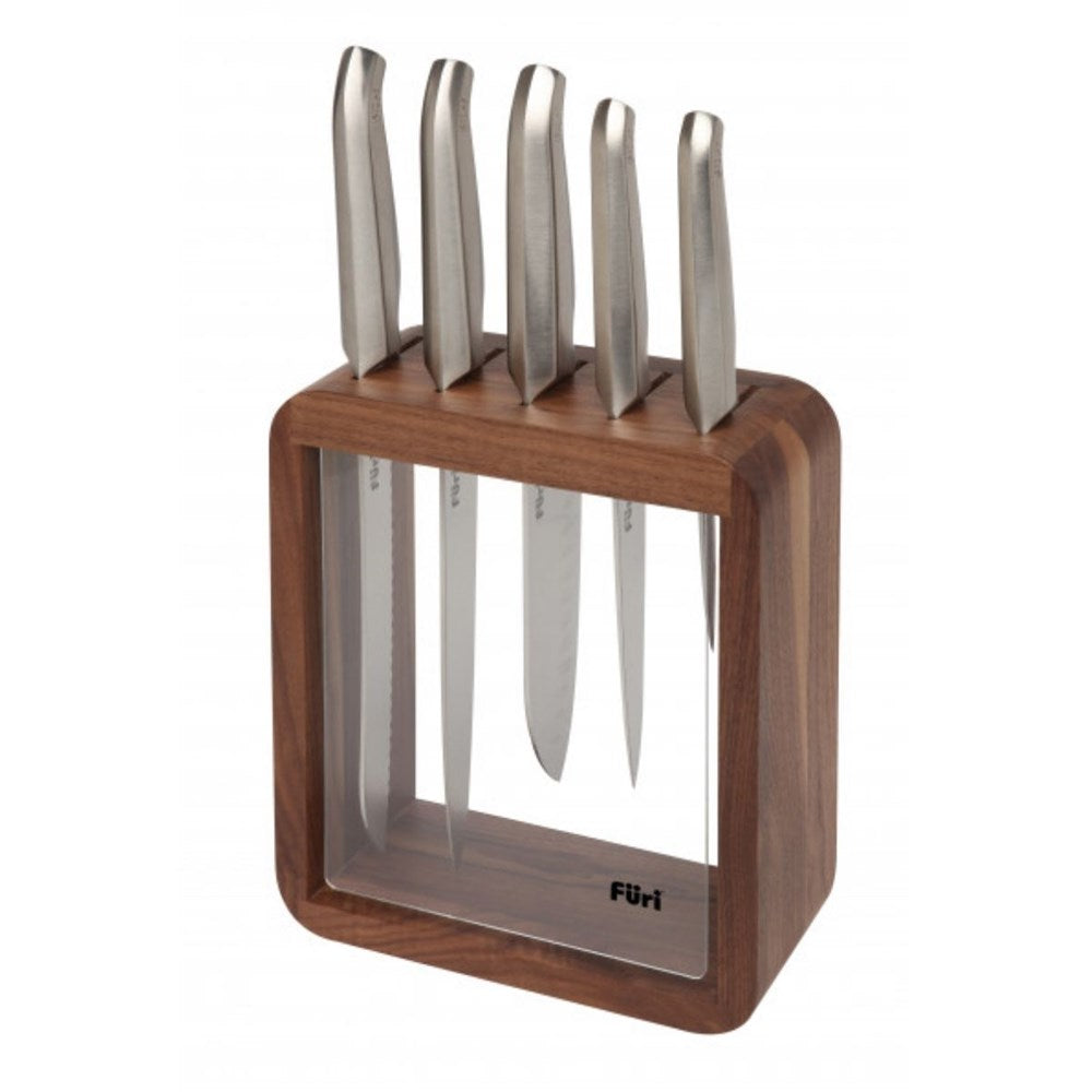 Furi Pro Vault Knife Block Set - 6 Piece