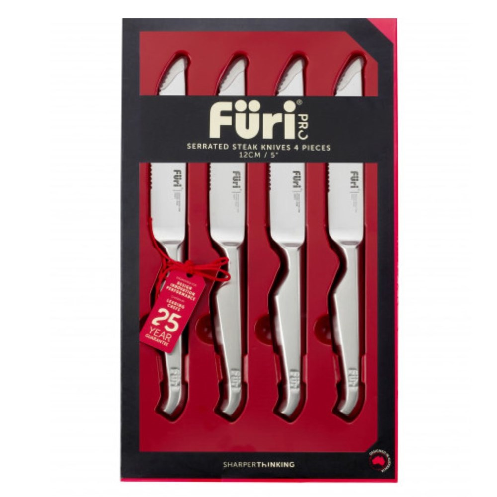 Furi Serrated Steak Knives Set - 4 Piece