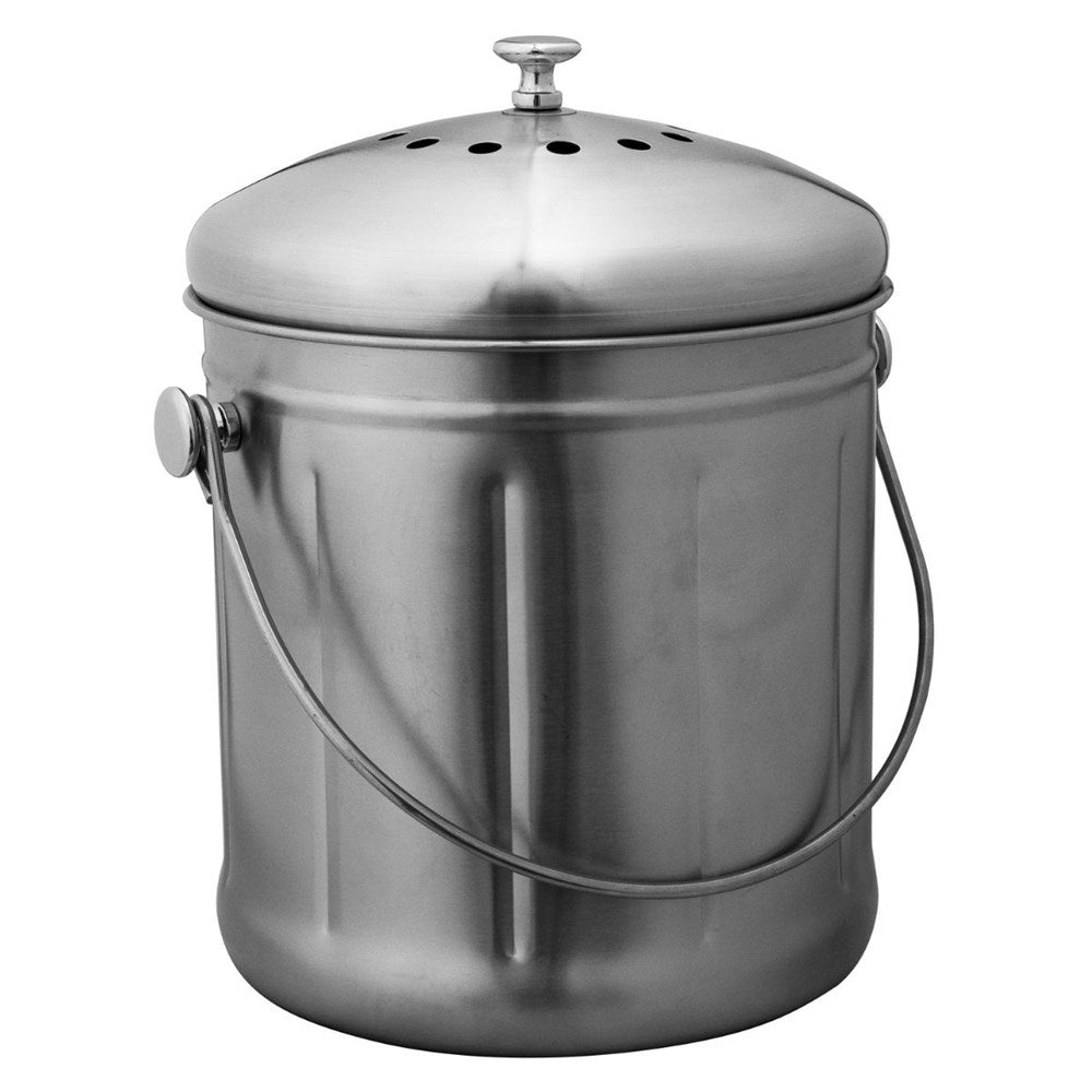 Avanti Stainless Steel Compost Bin - 10L