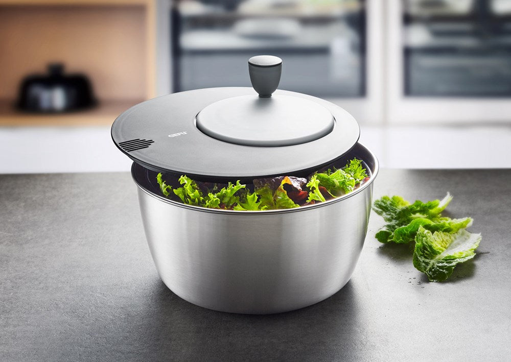 Gefu Rotare Stainless Steel Salad Spinner - 3L