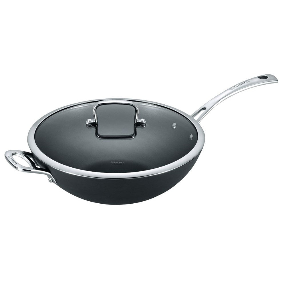 Cuisinart Chefs iA+ Hard Anodised Induction Wok - 32cm