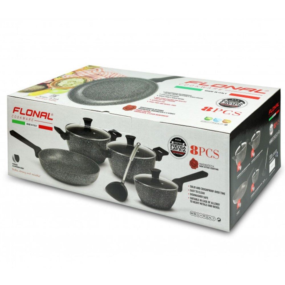 Flonal Petra Lavica Cookware Set - 8 Piece