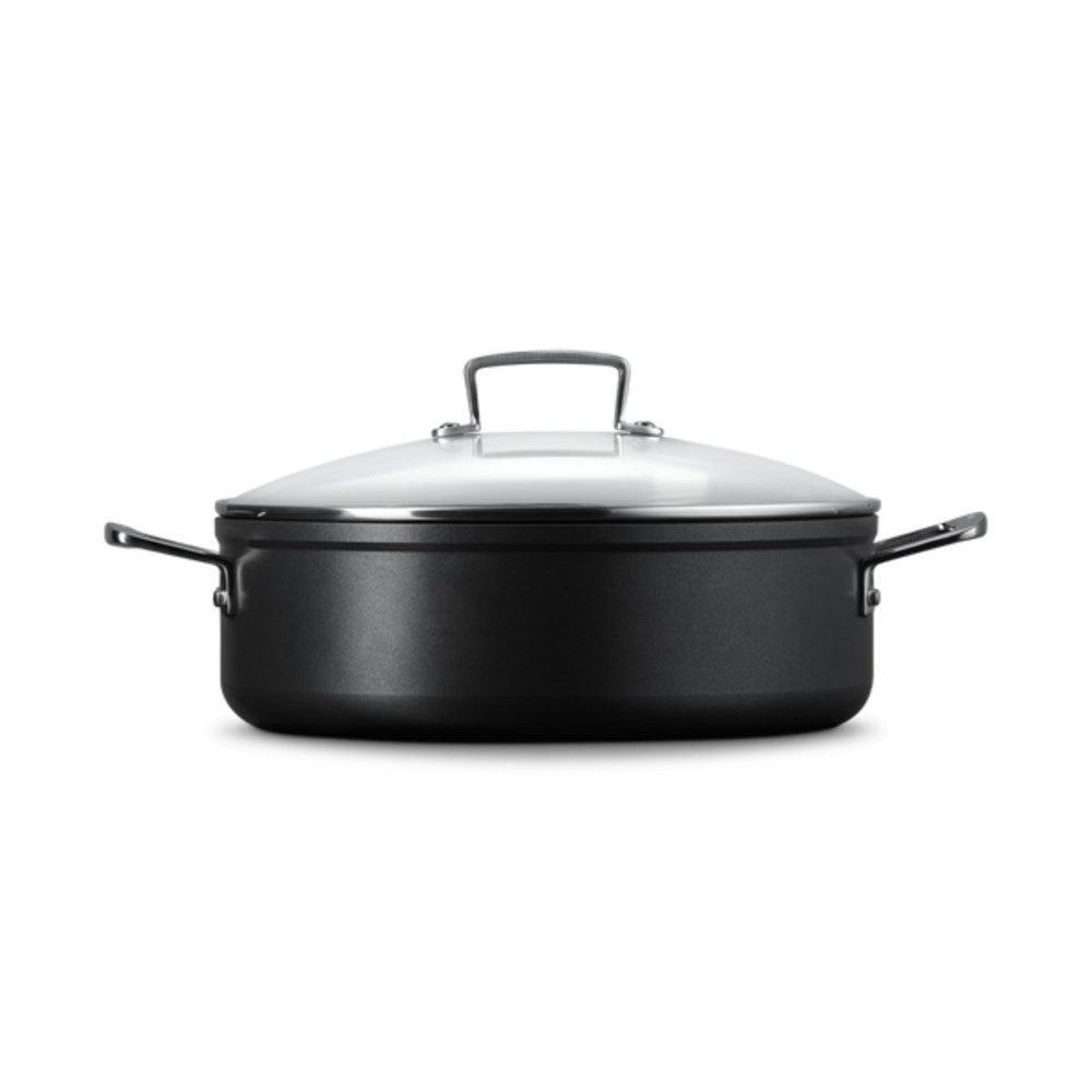 Le Creuset Toughened Non-Stick Sauteuse Pan with Lid - 28cm