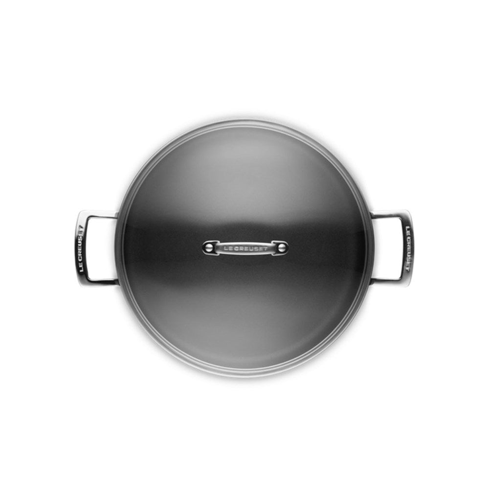 Le Creuset Toughened Non-Stick Sauteuse Pan with Lid - 30cm