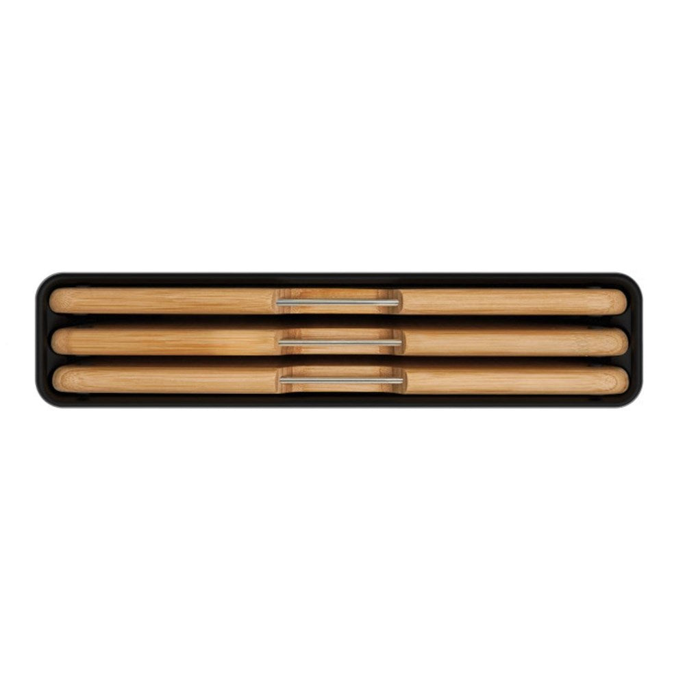 Joseph Joseph Folio Steel Bamboo Board Set - 3 Piece