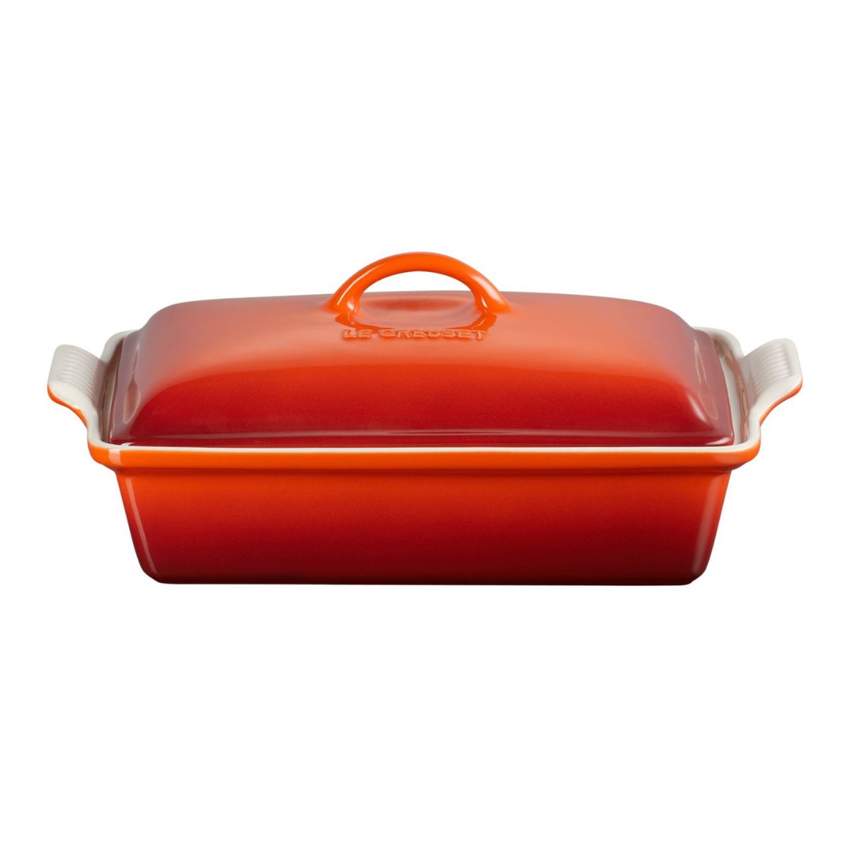 Le Creuset Stoneware Heritage Rectangular Dish with Lid - 33cm