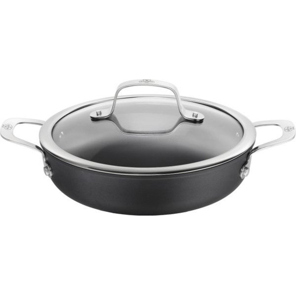 Ballarini Alba Saute Pan with 2 Handles and Lid - 28cm