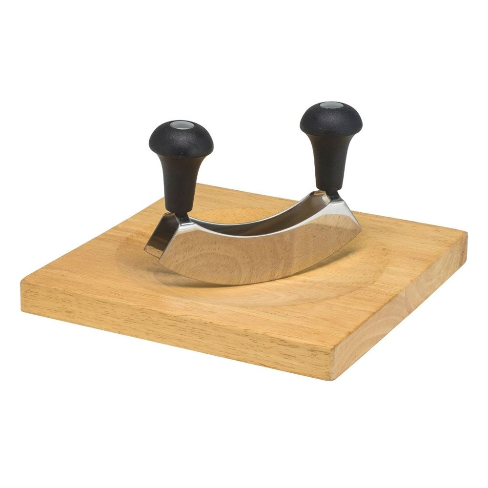 Avanti Mezzaluna and Chopping Board Set