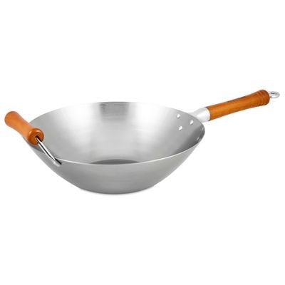 Ken Hom Excellence Carbon Steel Wok - 32cm