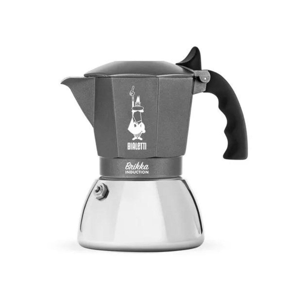 Bialetti Brikka Induction Matt Grey - 4 Cup