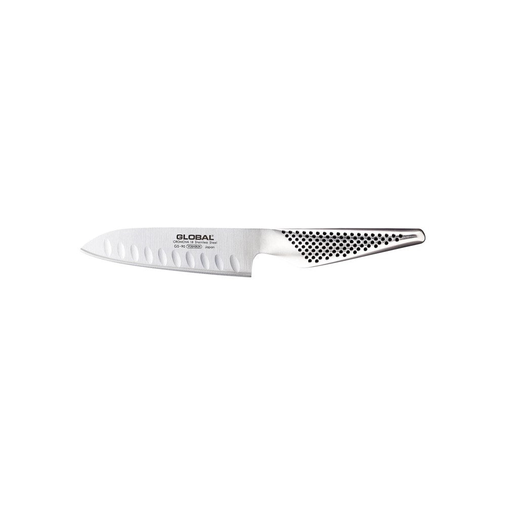 Global Classic Fluted Santoku Knife - 13cm (GS90)