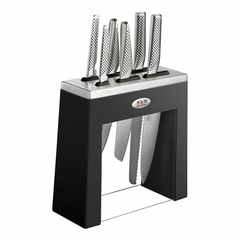 Global Kabuto Knife Block Set - 7 Piece