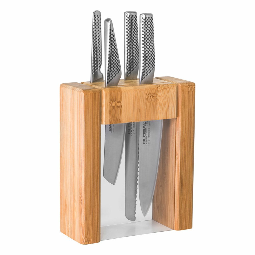 Global Ikasu V Knife Block Set - 5 Piece