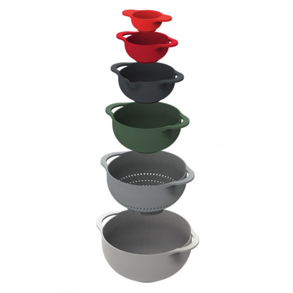 Joseph Joseph Duo 6-piece Food Preparation Bowl Set