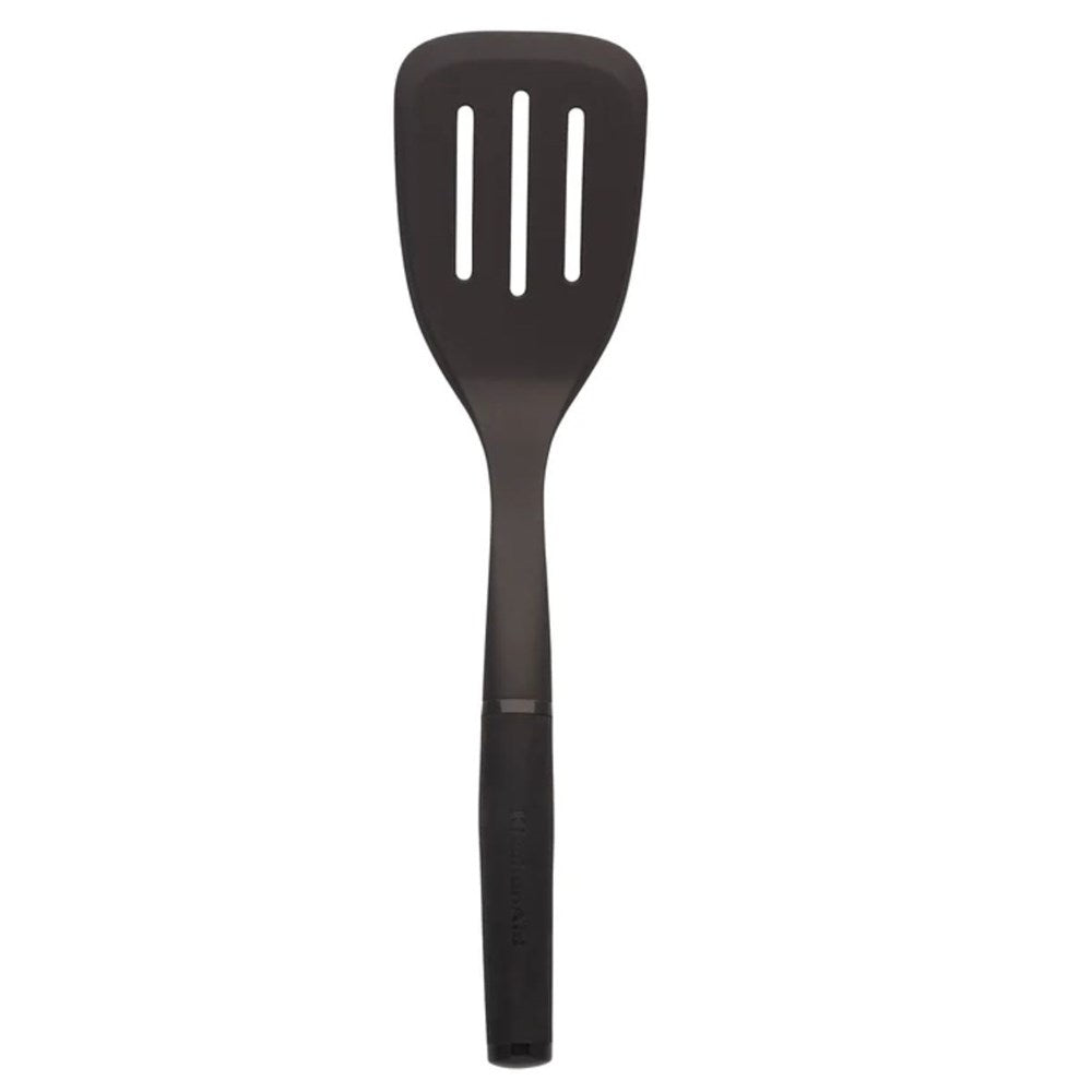 KitchenAid Soft Touch Slotted Turner - Black