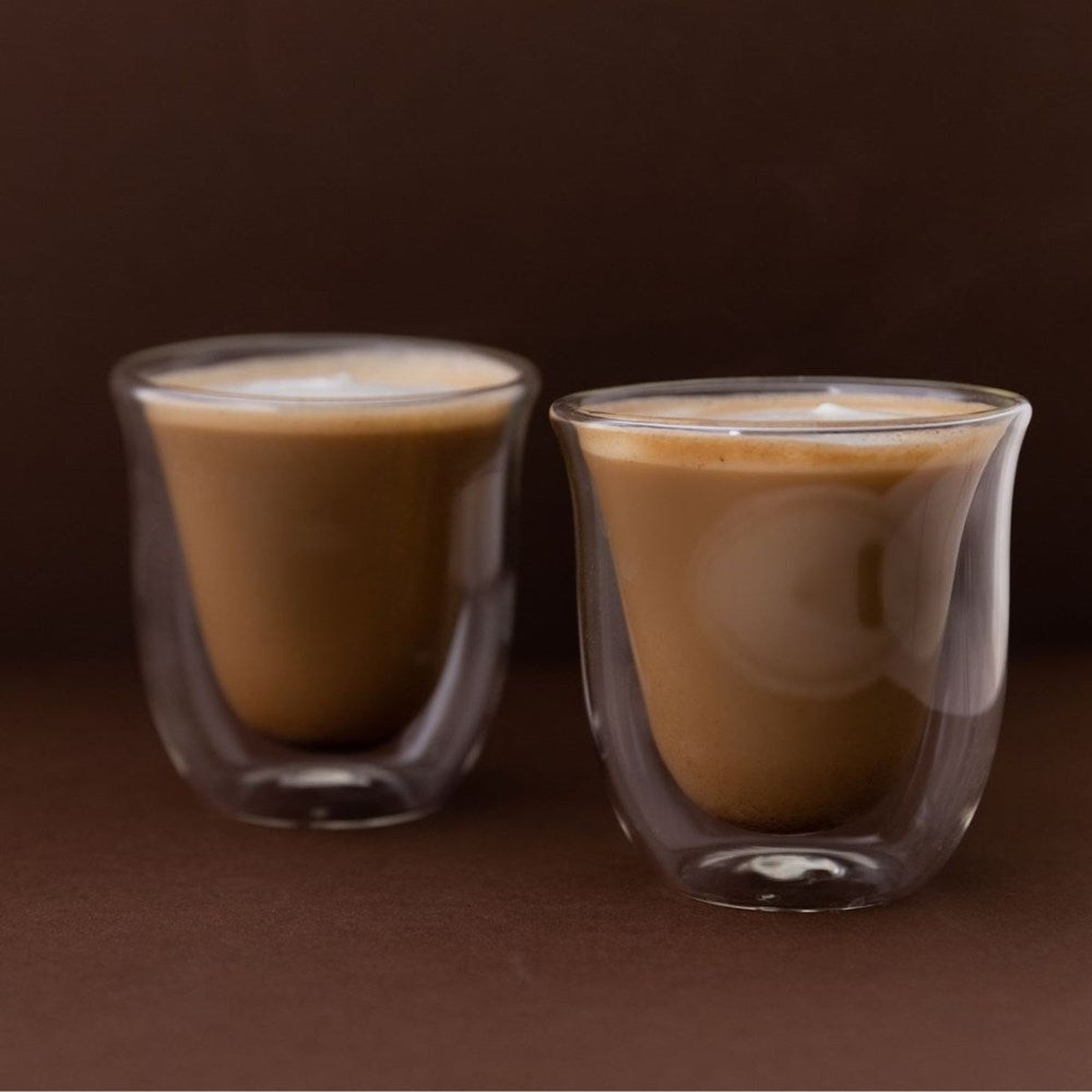 La Cafetiere Double Walled Glass Cappuccino Cups - 200ml - Set of 2