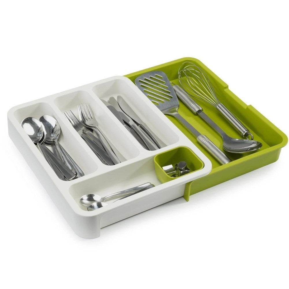 Joseph Joseph DrawerStore Expandable Cutlery Tray - Green