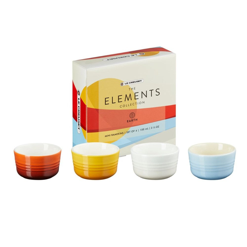 Le Creuset Stoneware Elements Mini Ramekin - Set of 4