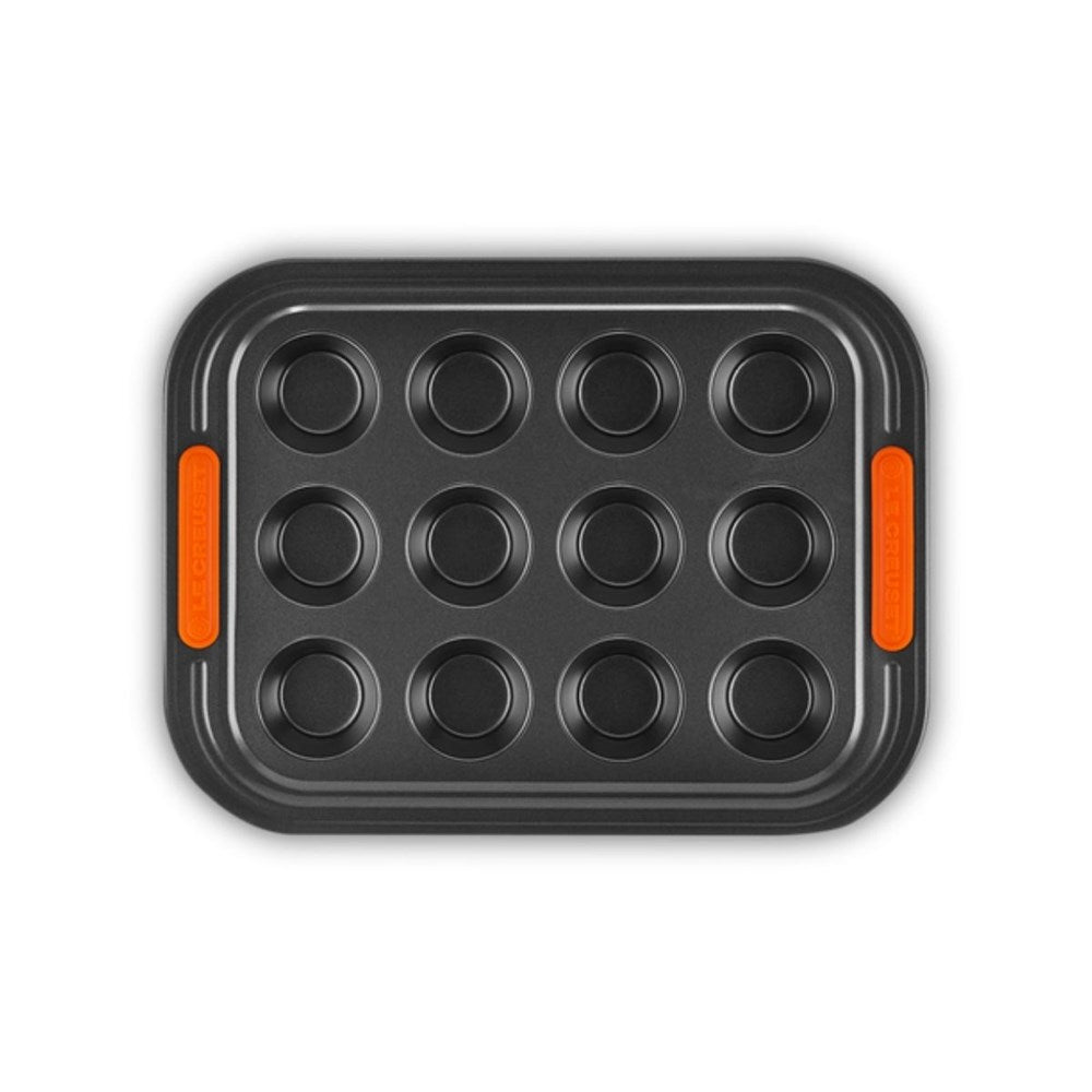 Le Creuset Toughened Non-Stick Mini Muffin Tray - 12 Cup