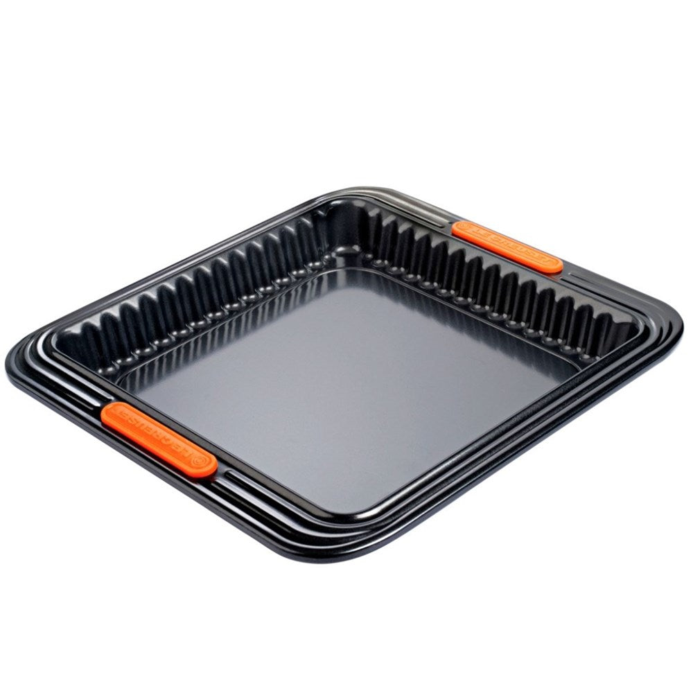 Le Creuset Toughened Non-Stick Square Fluted Flan Tin