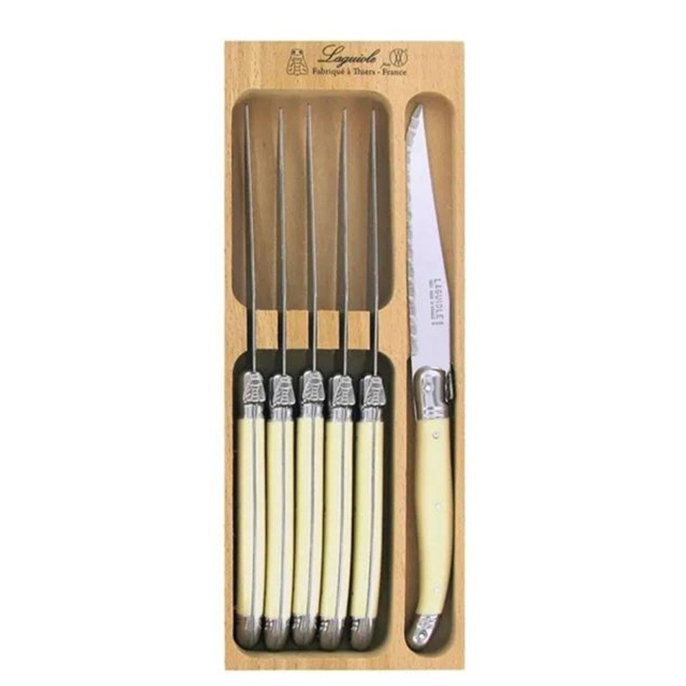 Andre Verdier Laguiole Steak Knife Set - Set 6