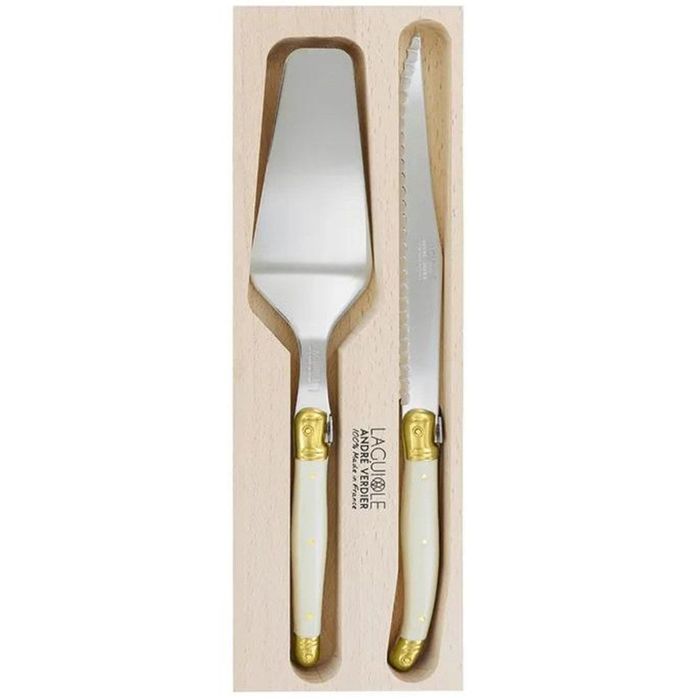 Andre Verdier Laguiole Cake Slice Server Set