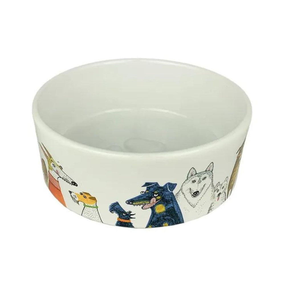 BIA Cordon Bleu Wags To Whiskers Dog Bowl - Medium