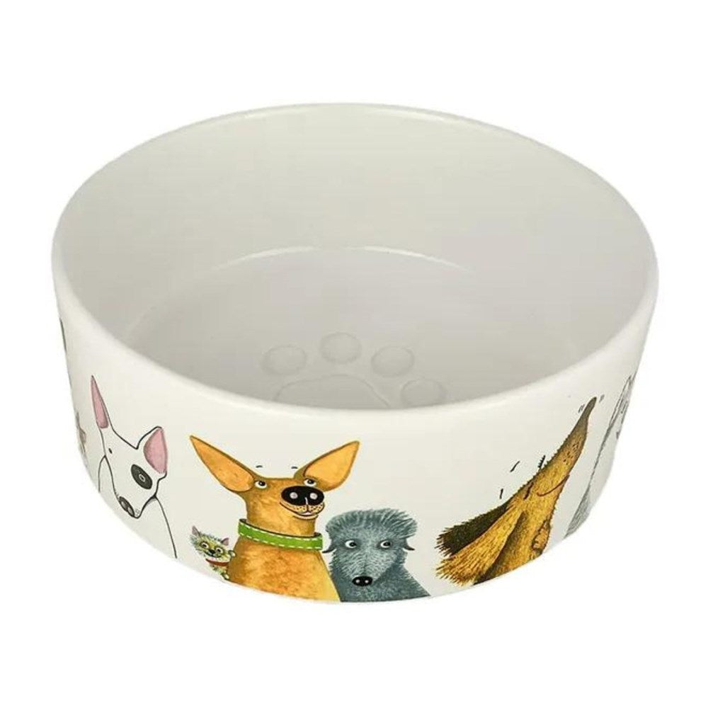 BIA Cordon Bleu Wags To Whiskers Dog Bowl - Large