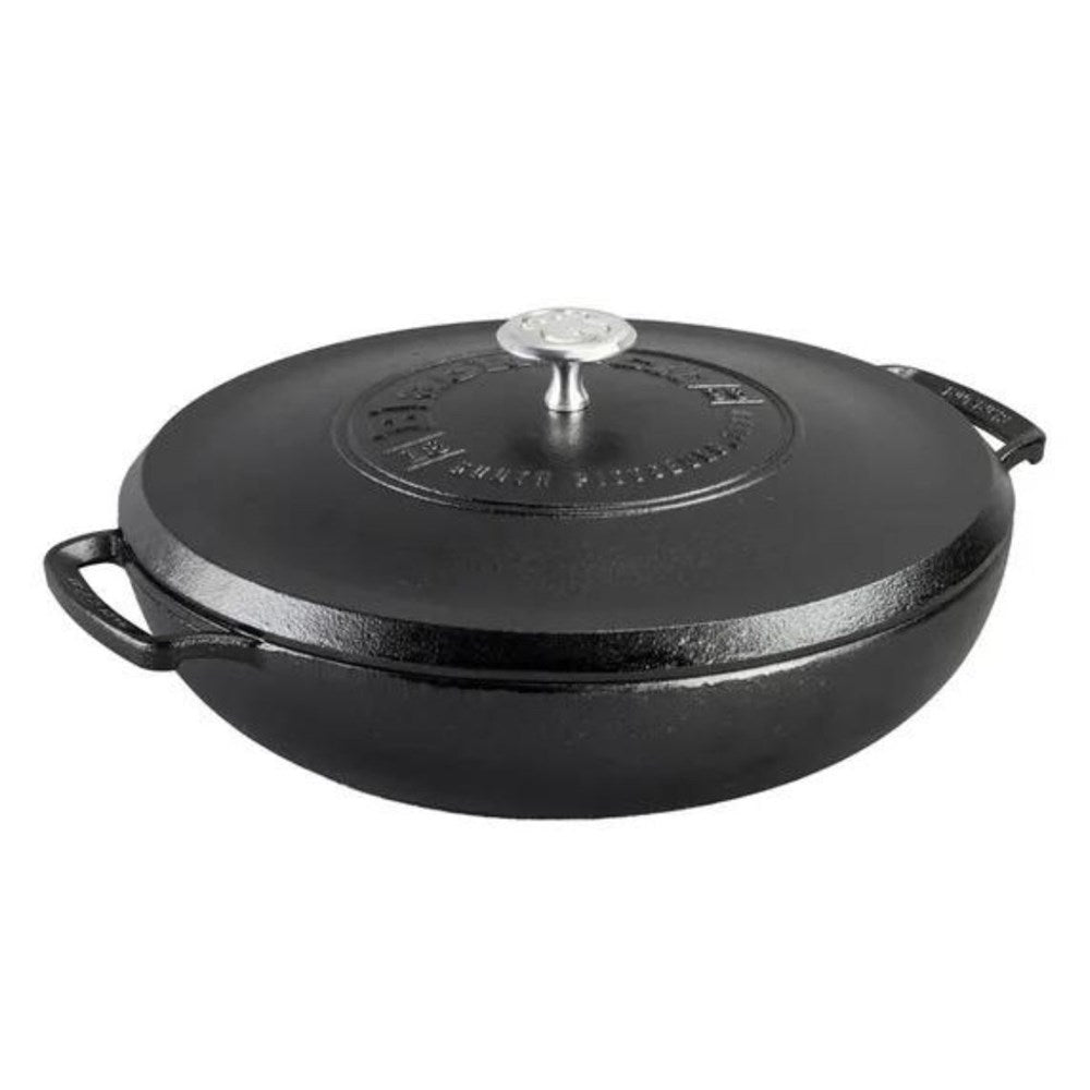 Lodge Cast Iron Blacklock Braiser with Lid - 3.7L