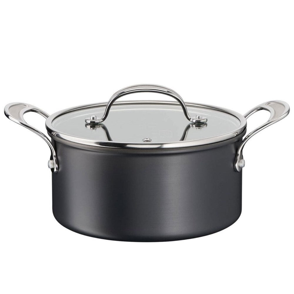 Jamie Oliver Cooks Classic Induction Hard Anodised Stewpot with Lid - 24cm