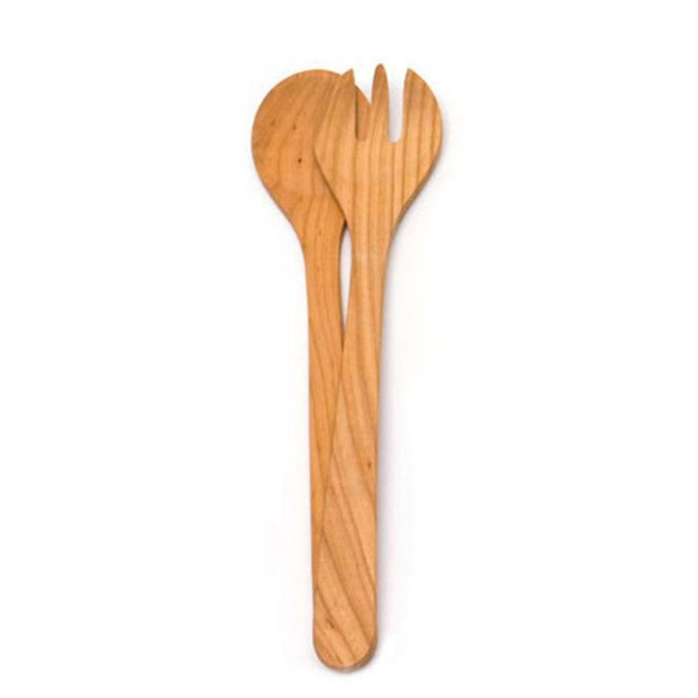 Dishy Cherrywood Salad Servers - 35cm