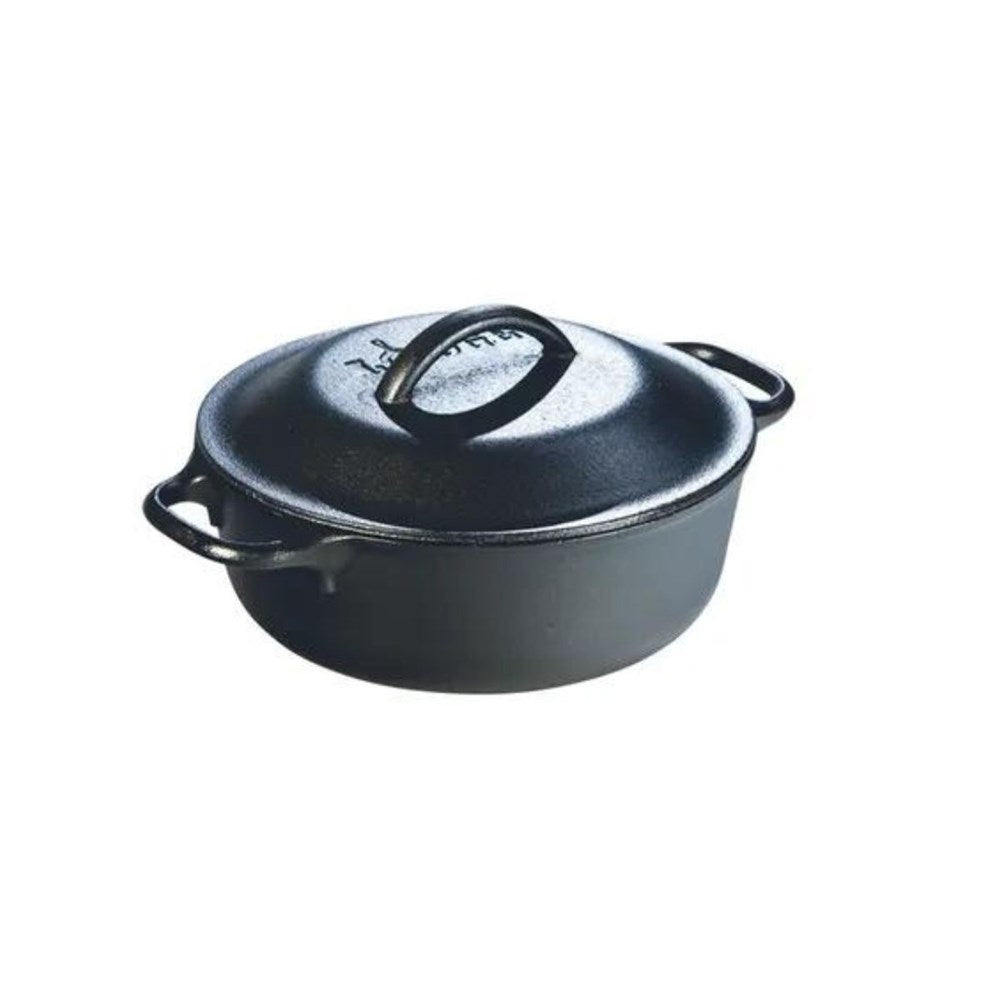 Lodge Cast Iron Lidded Pot - 1.9L 20cm