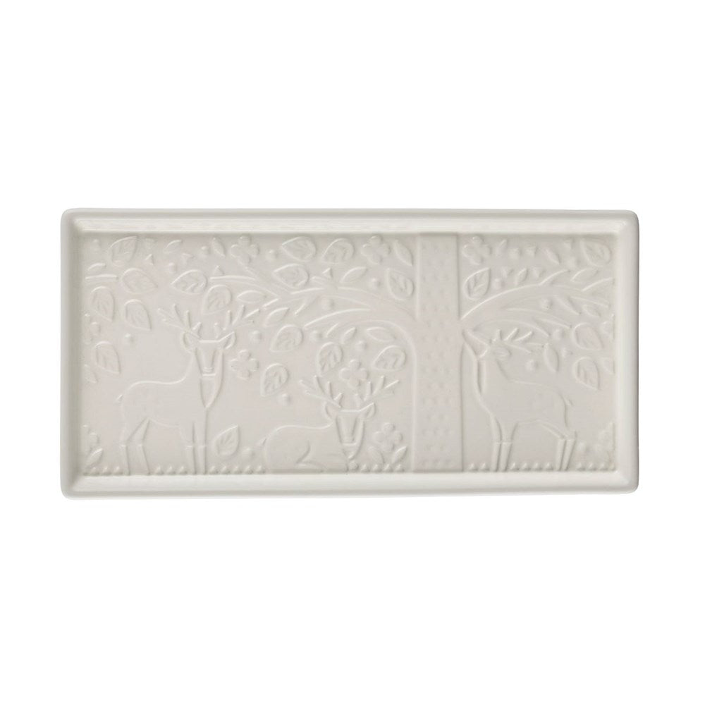 Mason Cash 'In The Forest' Medium Serving Platter Cream - 30cm x 15cm