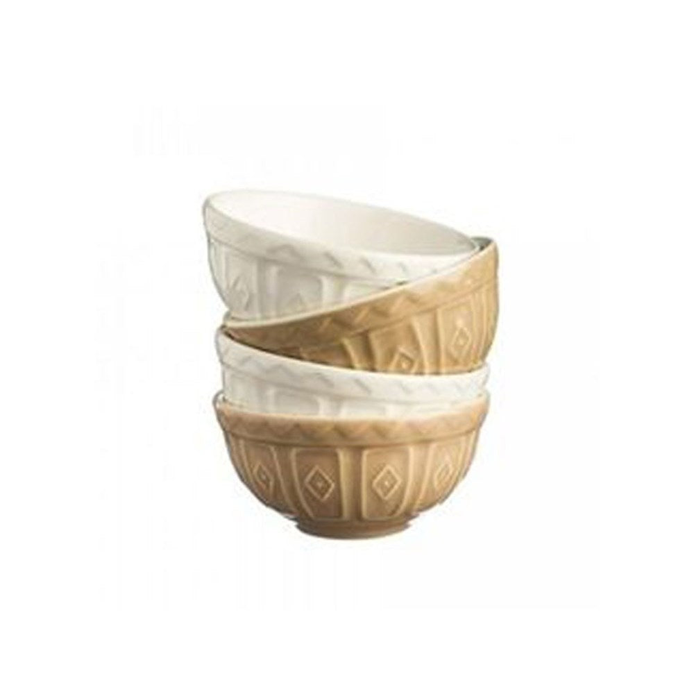 Mason Cash Original Cane and White Preparation Bowls - 10cm