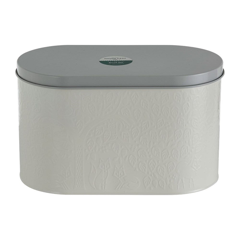 Mason Cash 'In The Forest' Steel Bread Bin - White