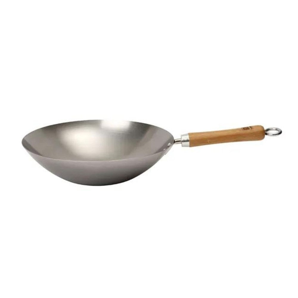 Dexam Wok Star Carbon Steel Wok - 30cm