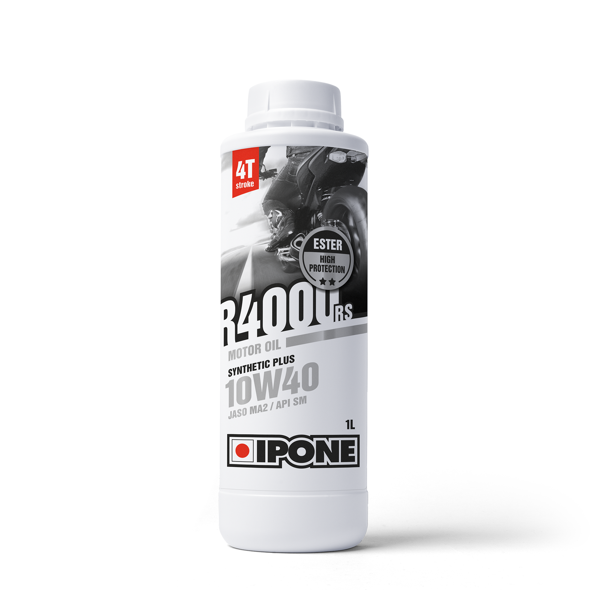 IPONE R4000 RS 10W40 1L Semi-Synthetic 4T Motorcycle Enduro 1 Liter Oil NEW  Oil