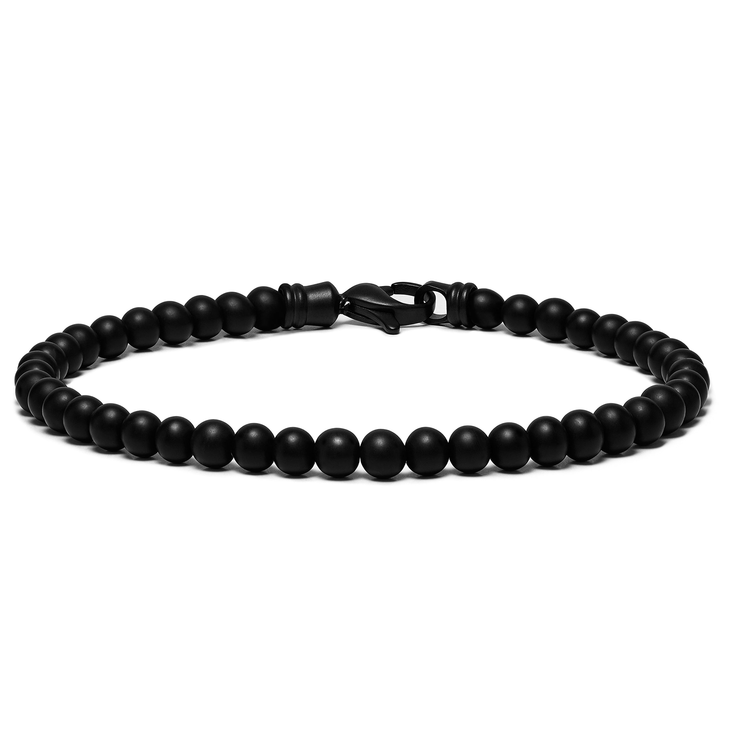 Image of Spiritual Bead Bracelet, 4MM - Black Onyx