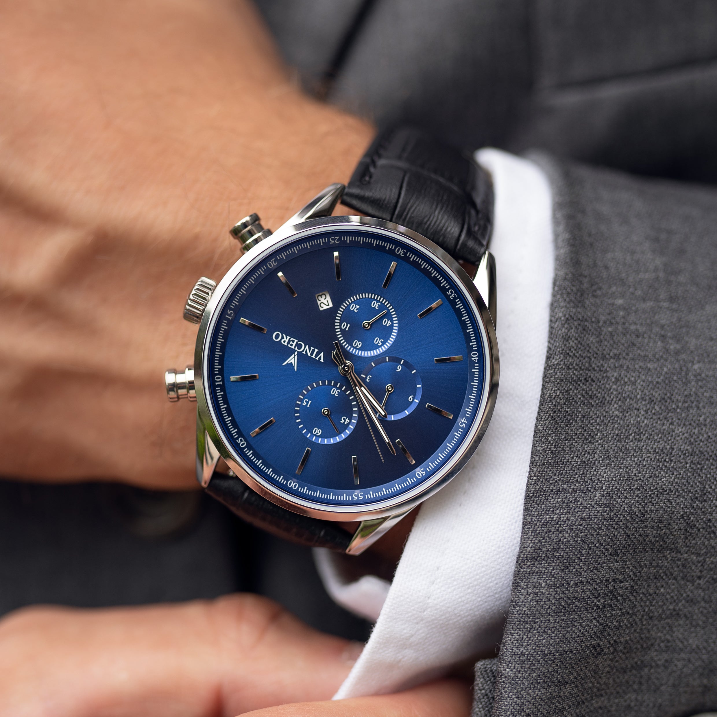 Men’s Chronograph - Blue/Black | Vincero Watches