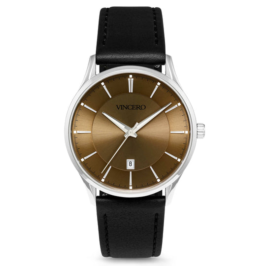 Men's Brown Leather Watch | Watches With Brown Leather Strap