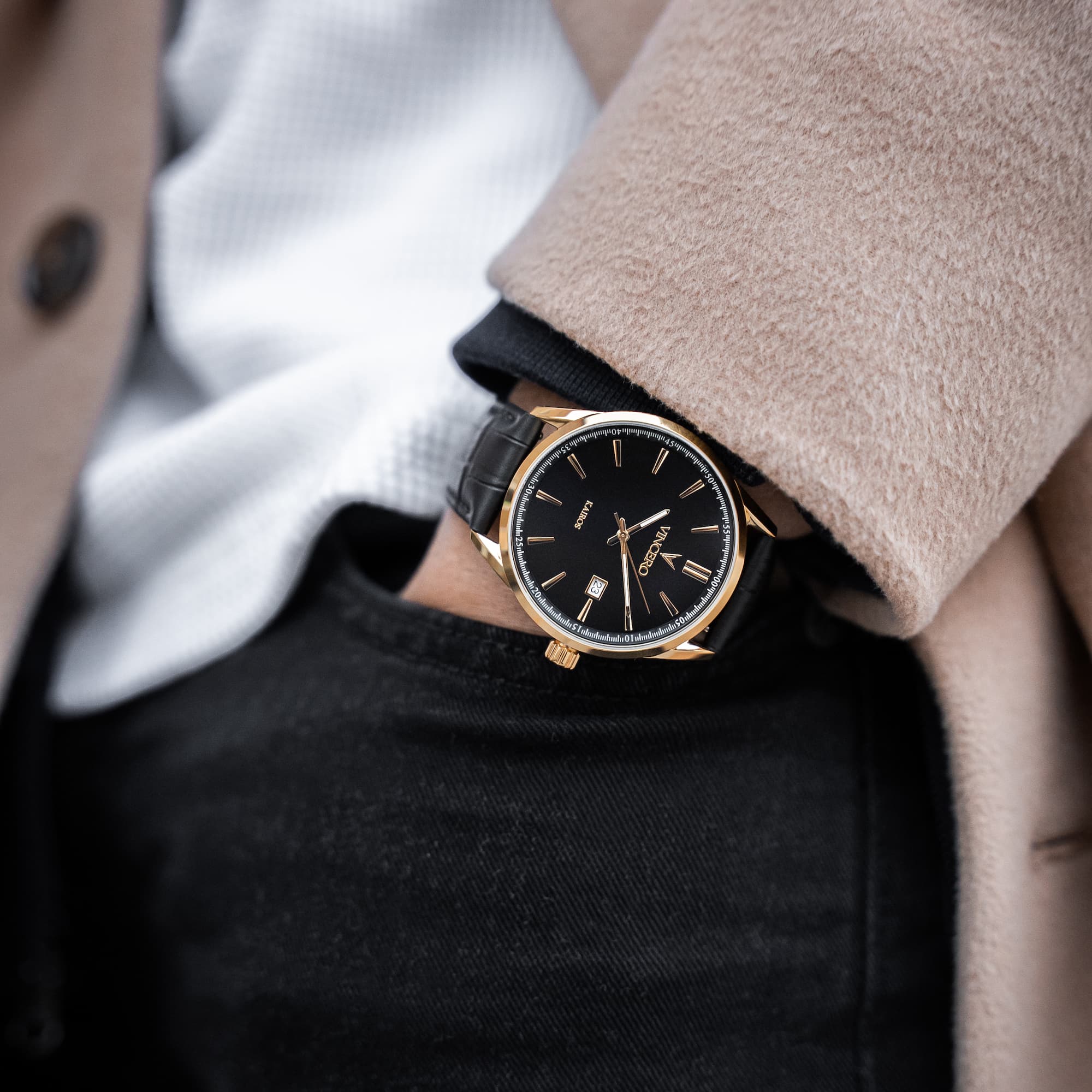 Men’s Black and Gold Watch | Vincero Watches & Vincero Collective