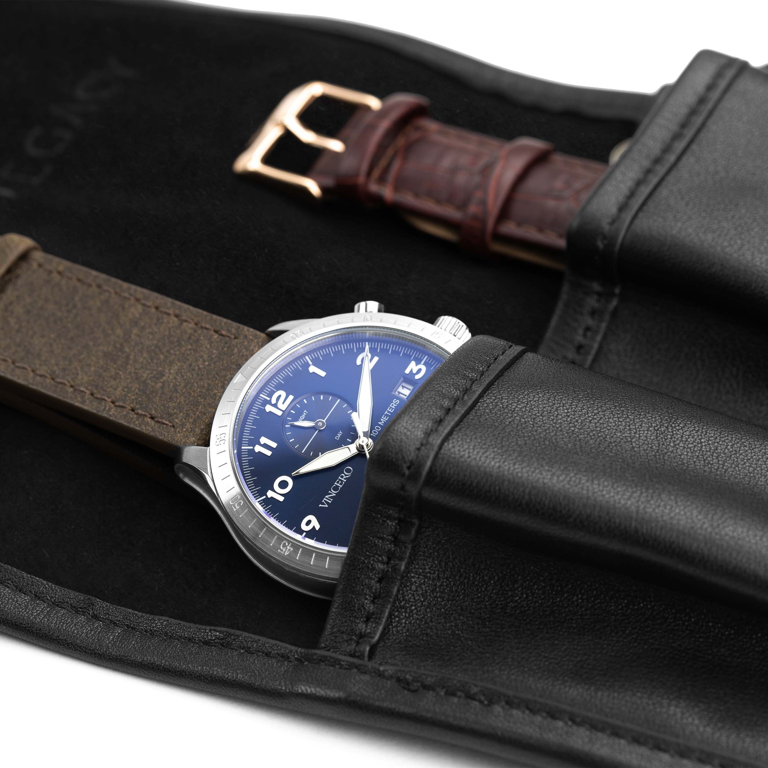 The Passport Wallet - Black, Vincero Watches