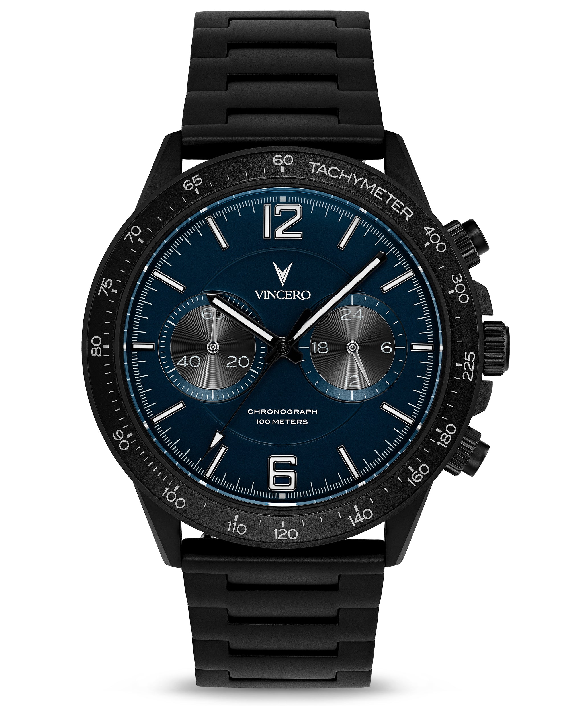 The Apex - Matte Black/Navy | Vincero Watches