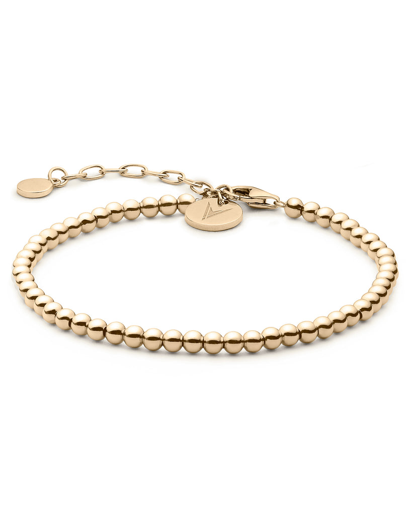 The Beaded Bracelet - Gold | Vincero Collective